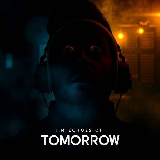 Poster for Echoes of Tomorrow, a mystery thriller about unraveling time's secrets.