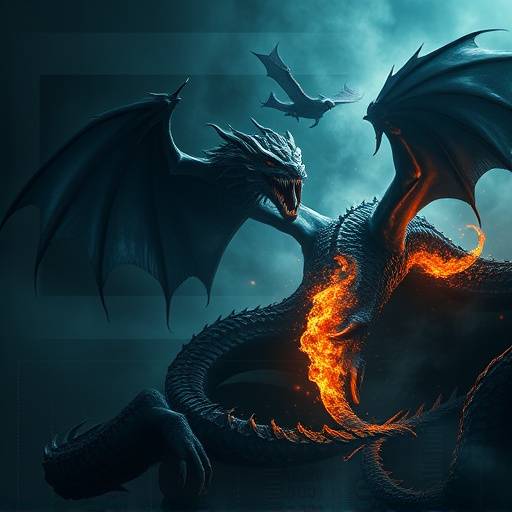 Poster for Shadows of Eldoria, a dark fantasy series featuring magic and dragons.