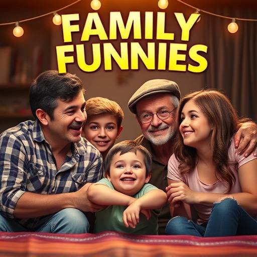 Poster of 'Family Funnies', a family comedy about the everyday challenges of raising children.