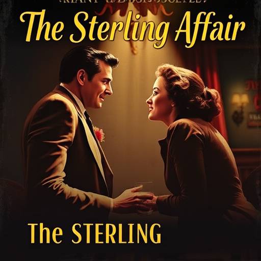 Poster of 'The Sterling Affair', a historical drama about love and betrayal.
